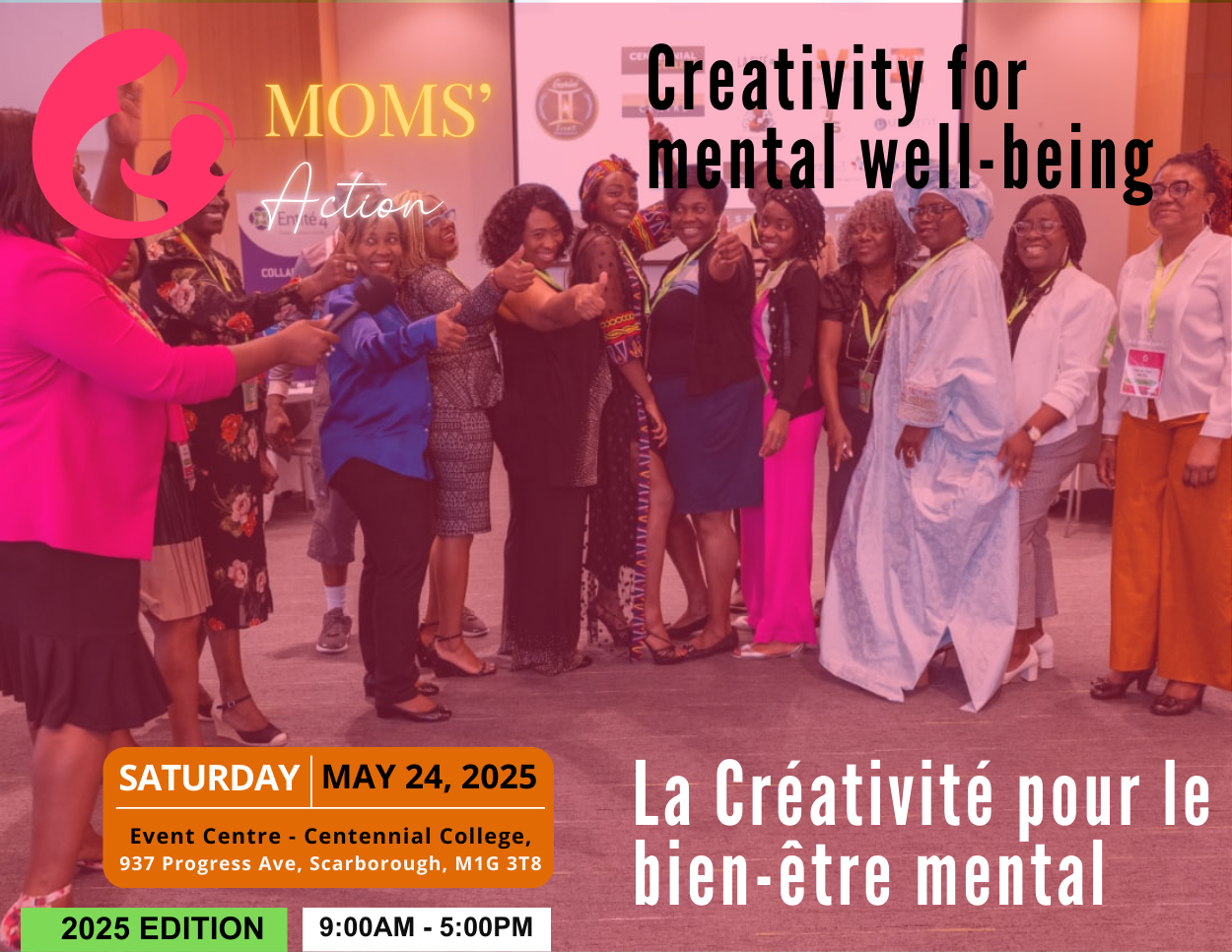 MOMS’ Action 2025: Quand la créativité devient une voie vers le bien-être mental